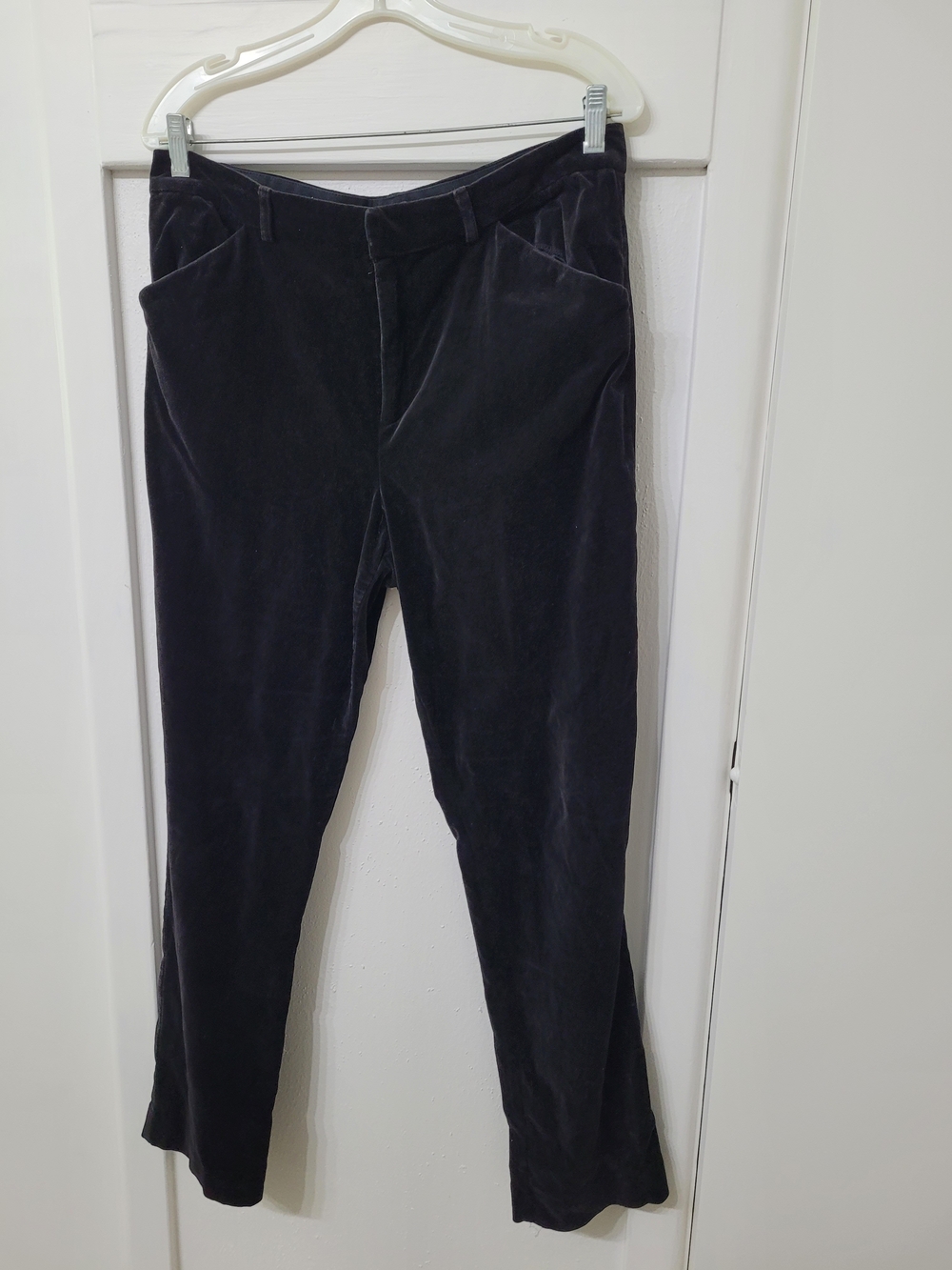 Vintage Lauren Ralph Lauren Black Cotton Velvet Pants